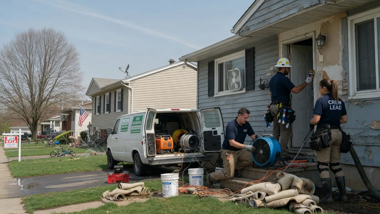 Flood Cleanup in Savanna, IL near me