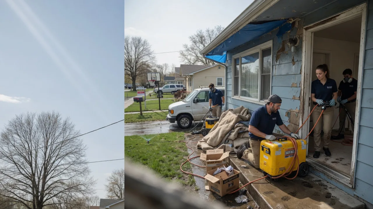 Basement Flood Cleanup in Savanna, IL near me